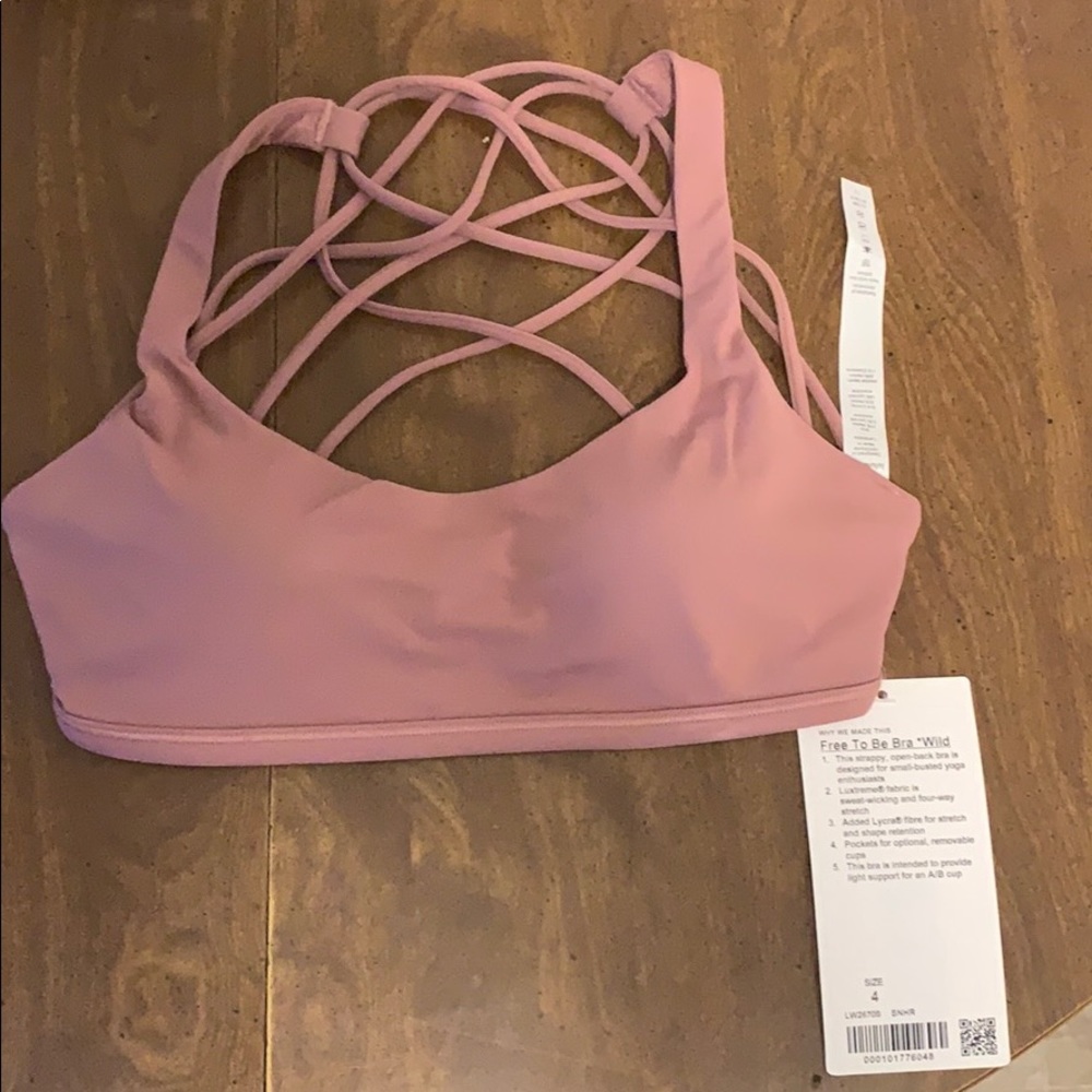 Lululemon Free to Be Bra Wild. Size 4